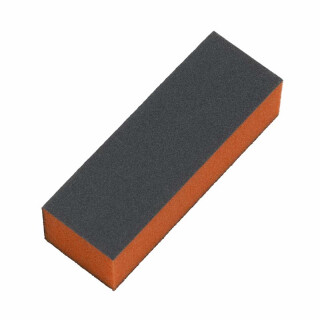 Block-Buffer, schwarz-orange