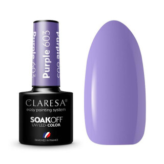 Mini Gelpolish UV / LED Claresa, Purple  Nr. 603