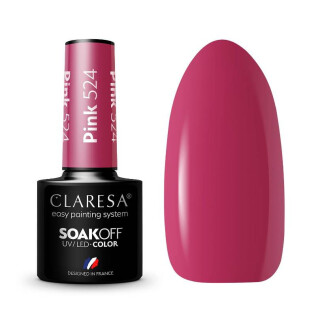 Mini Gelpolish UV / LED Claresa, Pink Nr. 524