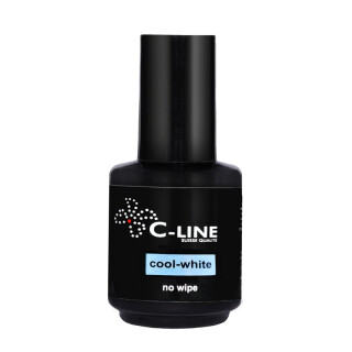 C-LINE Top Coat, cool-white, no-wipe, 15 ml