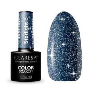 Mini Gelpolish UV / LED Claresa, Starlight  Nr. 8